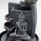 Szobai csobogó 230 V - Buddha, lótusz - világítással - 28 cm